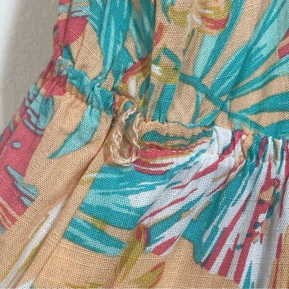 Hurly Tank Top Floral Spaghetti Strap Mini Dress Size Extra Large - Picture 9 of 15